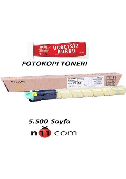 MP-C2550 Sarı Toner 842058