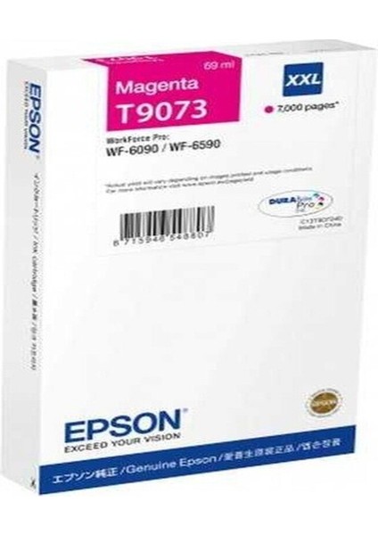 T9073 Xxl Kırmızı Kartuş Wf 6090 / Wf 6590