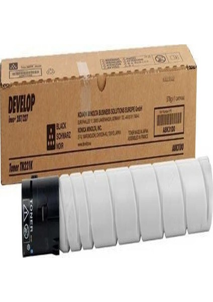 TN-227K Black Siyah Orjinal Fotokopi Makinası Toneri Ineo +257İ