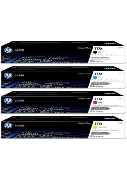 Hp 117A-W2070A 150A Set Toner