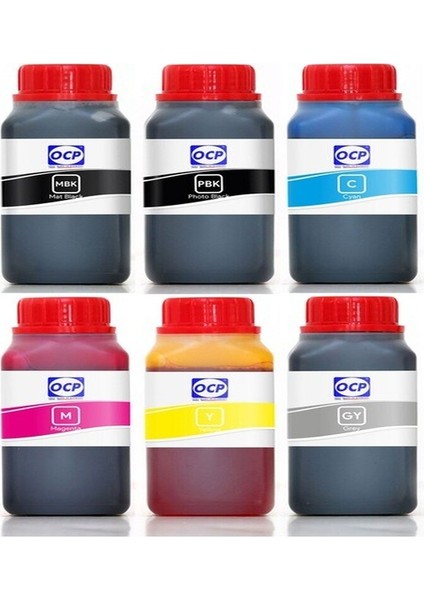 Hp 72 C9403A C9370A C9371A C9372A C9373A C9374A Kartuş Mürekkep Seti 250ML 6 Renk