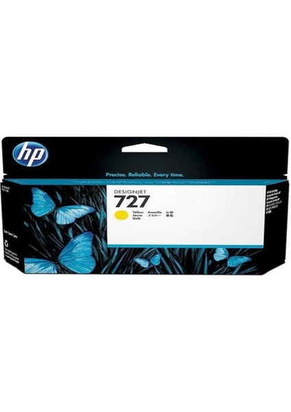 727 B3P21A Mürekkep Kartuş Sarı 130 ml