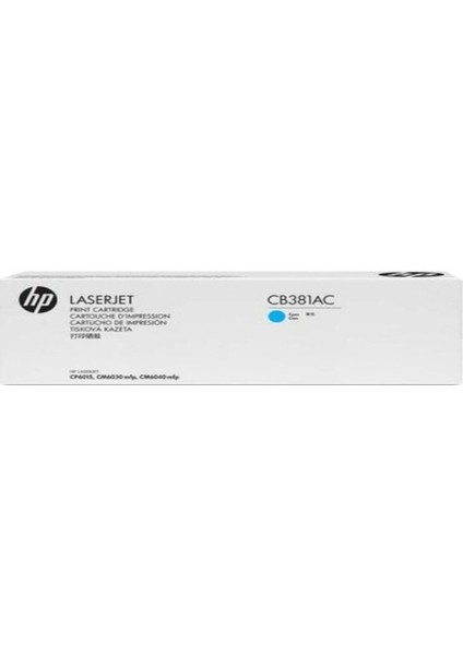 Renklim Hp CB381AC (824A) CP6015-CM6030-CM6040 Mavi Toner
