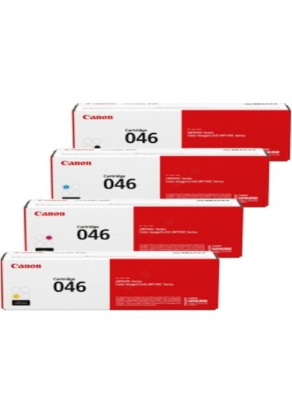 Canon CRG-046 Siyah-Mavi-Sarı-Kırmızı Toner Avantaj Paket