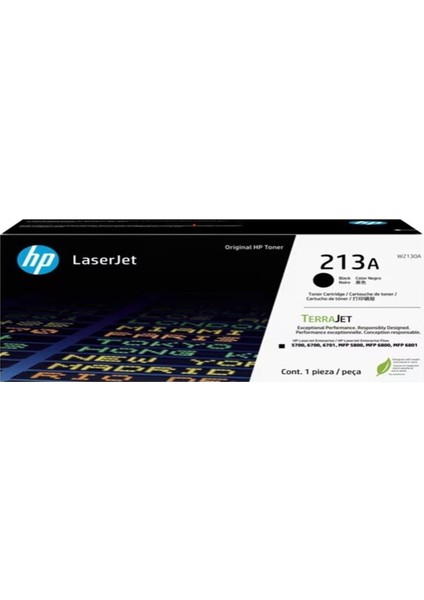 Hp 213A Black Siyah 3.500 Sayfa Toner W2130A