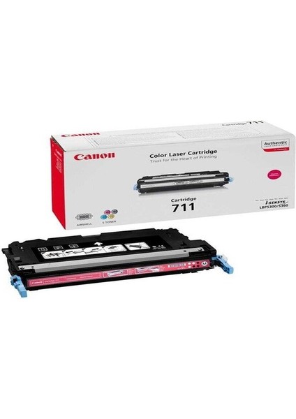 Canon CRG-711 Kırmızı Toner (6.000 Sayfa)