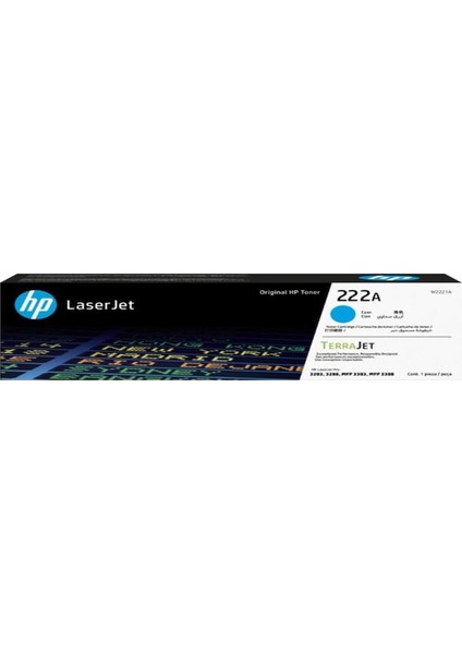 Hp 222A Cyan Mavi 1.200 Sayfa Toner W2221A