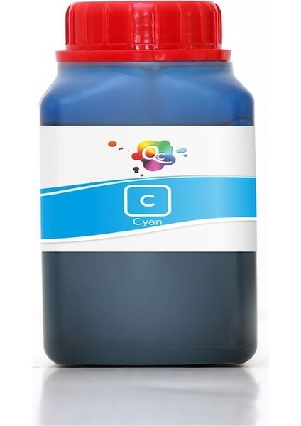 Canon Bjc 240 Uyumlu Yazıcı Mürekkebi 250ML C Cyan Mavi Dye
