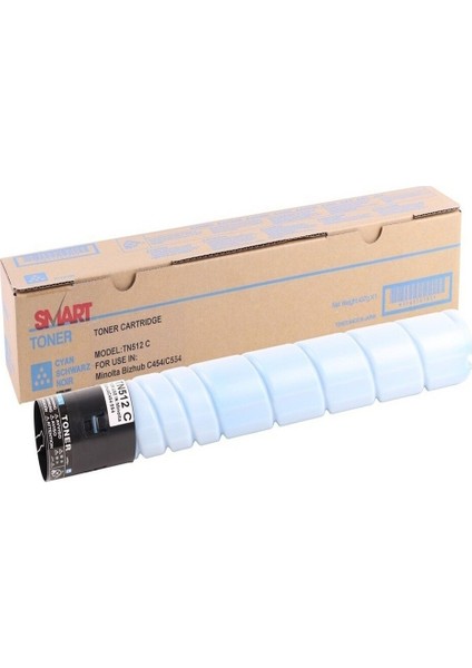 TN-512 Smart Mavi Toner C454-C554 TN-324 C258-C308-C368