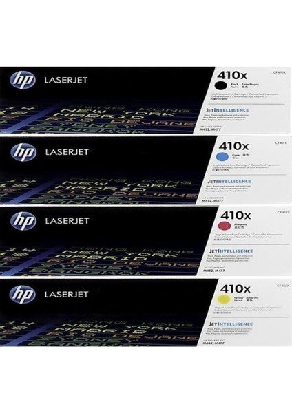 Color Laserjet Pro M452DN / 410X Toner Seti