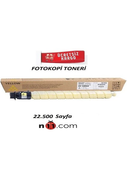 Aficio MP-C5503 Sarı Fotokopi Toneri 841854