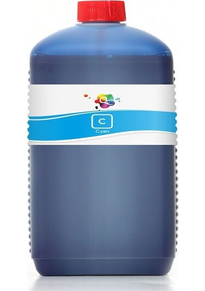 Hp Designjet Z6100 Uyumlu Yazıcı Mürekkebi 1000ML C Cyan Mavi Pigment