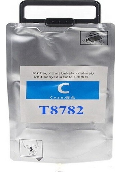 T8782 Mavi Kartuş Workforce Pro Wf R5190DTW Wf R5690DTWF