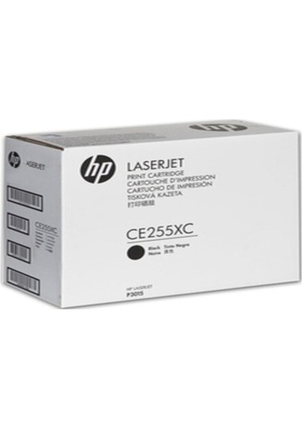 Fotokopitoneri Hp 55XC-CE255XC Yüksek Kapasiteli Siyah Toner P3015