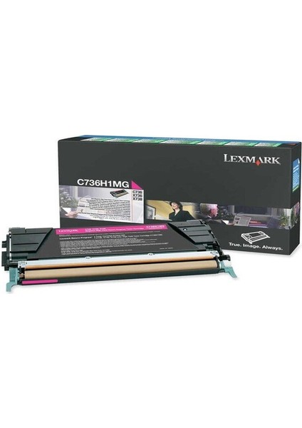 C736-C736H1MG Kırmızı Toner Yüksek Kapasiteli