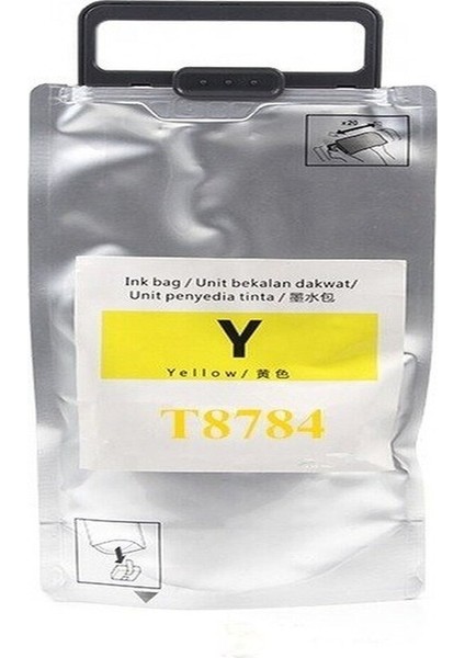 T8784 Sarı Kartuş Workforce Pro Wf R5190DTW Wf R5690DTWF