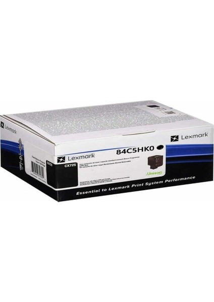 CX725-84C5HK0 Siyah Toner Yüksek Kapasiteli