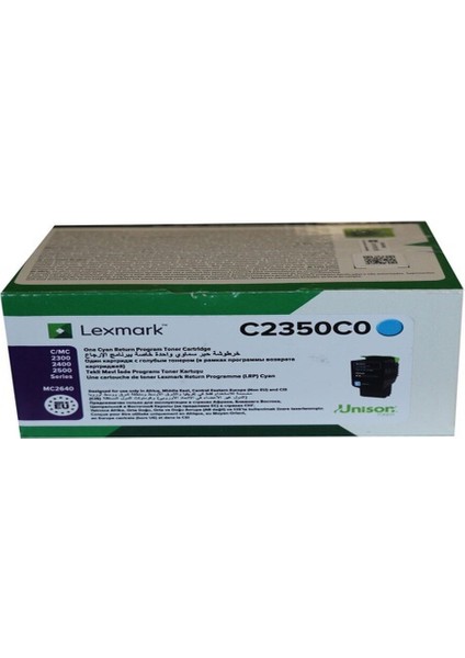 C2350C0 1.000 Sayfa Cyan Mavi Toner C2325-2425-2535 MC232