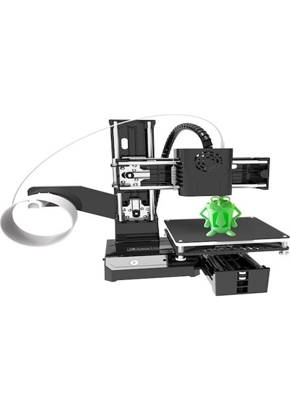 K9 Çocuklar Için Mini Masaüstü 3D Yazıcı Siyah