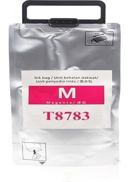 T8783 Kırmızı Kartuş Workforce Pro Wf R5190DTW Wf R5690DTW