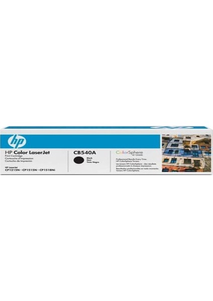 125A CB540A CP1215-1515-1312 Siyah Laser Toner