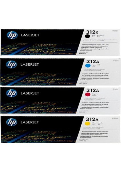 Color Laserjet Pro Mfp M476DN / 312A Toner Seti