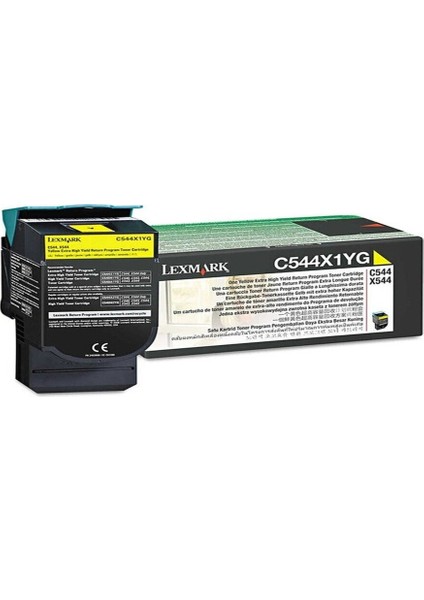 C544-C544X1YG Sarı Toner Extra Yüksek Kapasiteli
