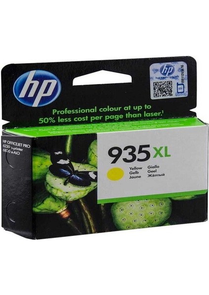 934XL 935XL 4 Renk Mürekkep Kartuş Seti HP6230 6380 modelleri