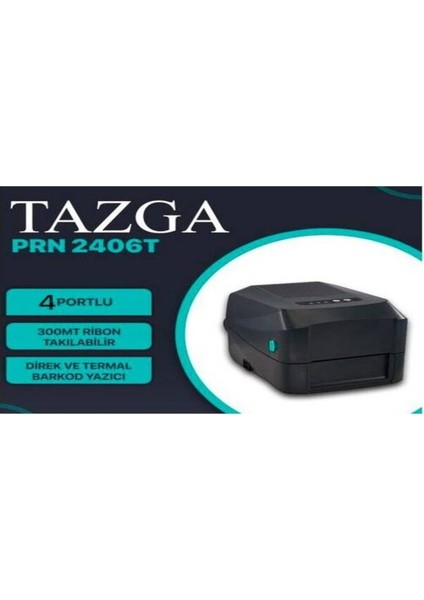 Prn 2406T Usb/seri/eth Barkod Yazıcı Termal Transfer
