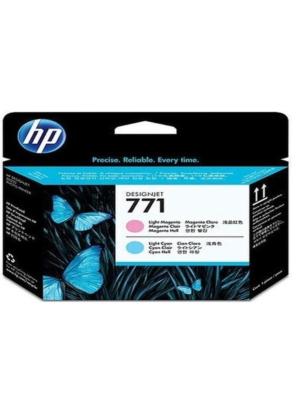 CE019A No 771 Açık Kırmızı.açık Mavi Baskı Kafası