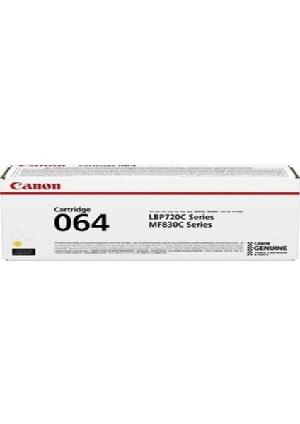 Canon CRG-064 Y Yellow Sarı Toner MF832