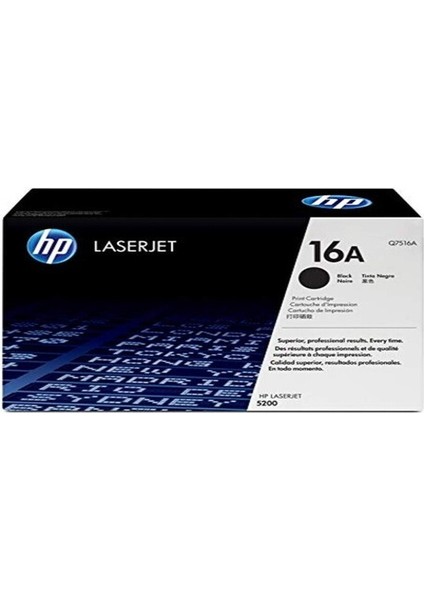 16A Q7516AC Siyah Toner