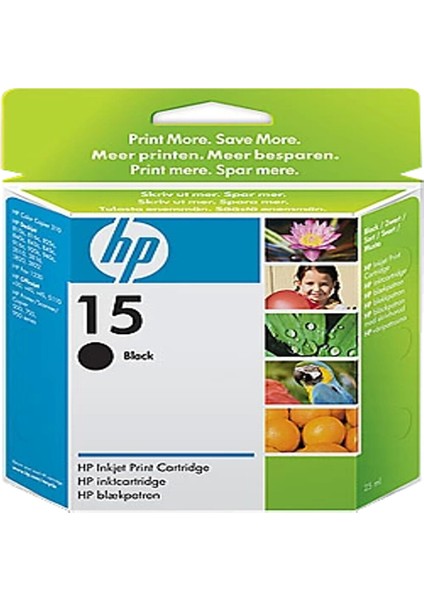 C6615DE (15) Sıyah Buyuk Murekkep Kartusu 500 Sayfa