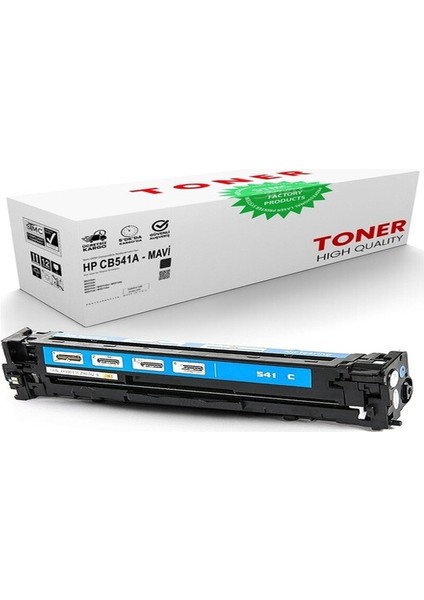 CB541A Mavi Uyumlu Toner /WB/125A/CP1510/CP1215/CP1515/CM1312