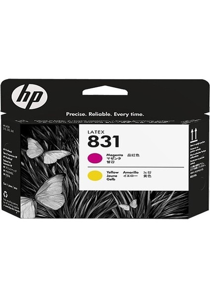 831 CZ678A Sarı / Macenta Lateks Yazıcı Kafası