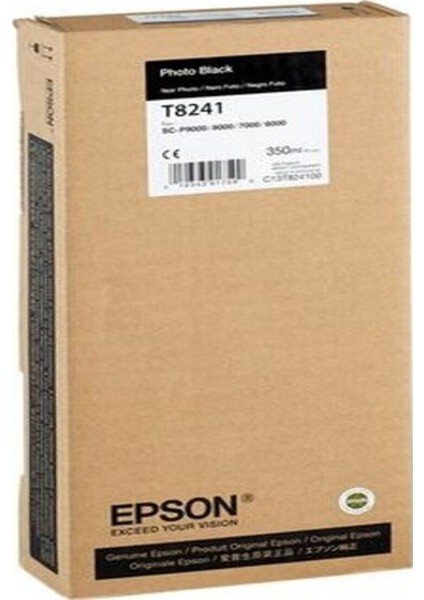 T8241 C13T824100 Foto Siyah Kartuş