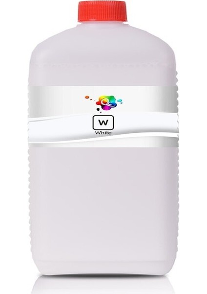 Brother Gtx Dtg Uyumlu Yazıcı Mürekkebi 1000ML W White Beyaz Pigment