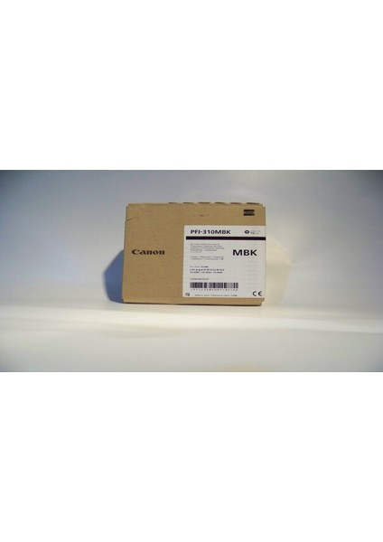 Canon Pfı 310MBK Matte Black Kartuş 330ML 2022