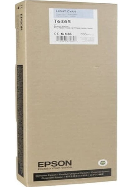 T6365 C13T636500 Açık Mavi Kartuş