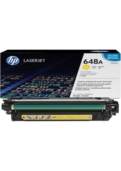Hp Color Laserjet CP4525 Sarı Toner CE262A (11.000 Sayfa