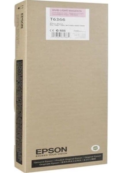 T6366-C13T636600 Açık Kırmızı Kartuş