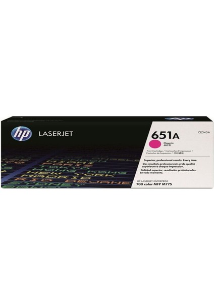 651A Magenta Kırmızı 16.000 Sayfa Toner CE343A