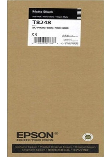 T8248 C13T824800 Mat Siyah Kartuş