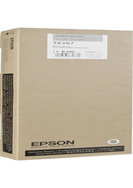 T6367 C13T636700 Açık Siyah Kartuş