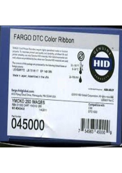 DTC1000 Renkli Ribon 045000