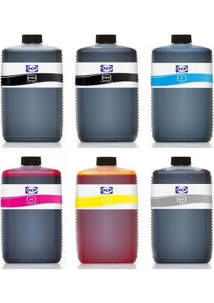 Hp 72 C9403A C9370A C9371A C9372A C9373A C9374A Kartuş Mürekkep Seti 1000ML 6 Renk