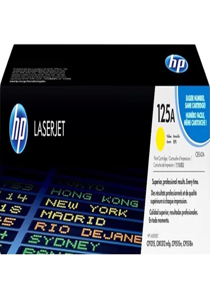 CB542A 125A Sarı Toner 1400 Sayfa (CP1215 CP1515N CM1312 CM1312NFİ)