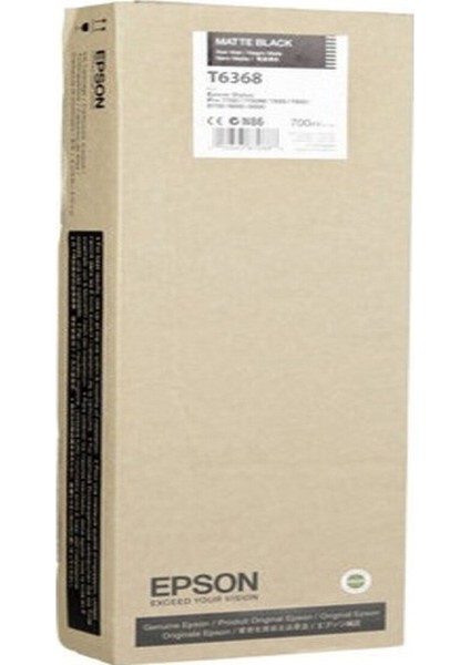 T6368-C13T636800 Mat Siyah Kartuş