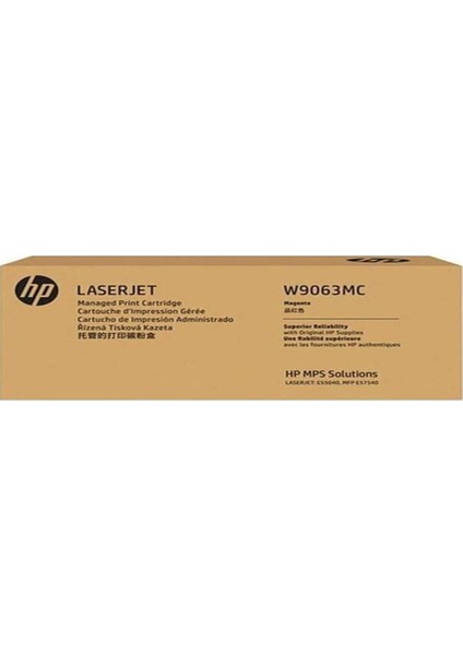 W9063MC Kırmızı Toner - Mfp E57540C / E57540DN