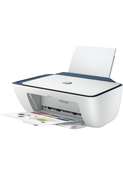 7FR54B 2721 Deskjet All In One Renkli Mürekkep Püskürtmeli Yazıcı Beyaz 8ppm